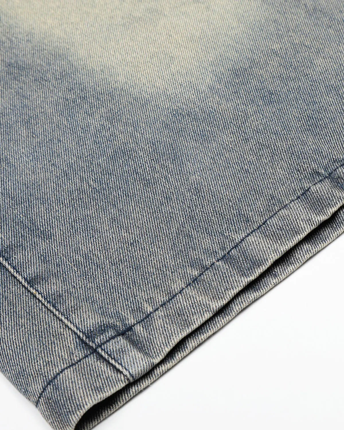 Rhinestone Cross Double Waist Denim Jorts | Inflation Streetwear