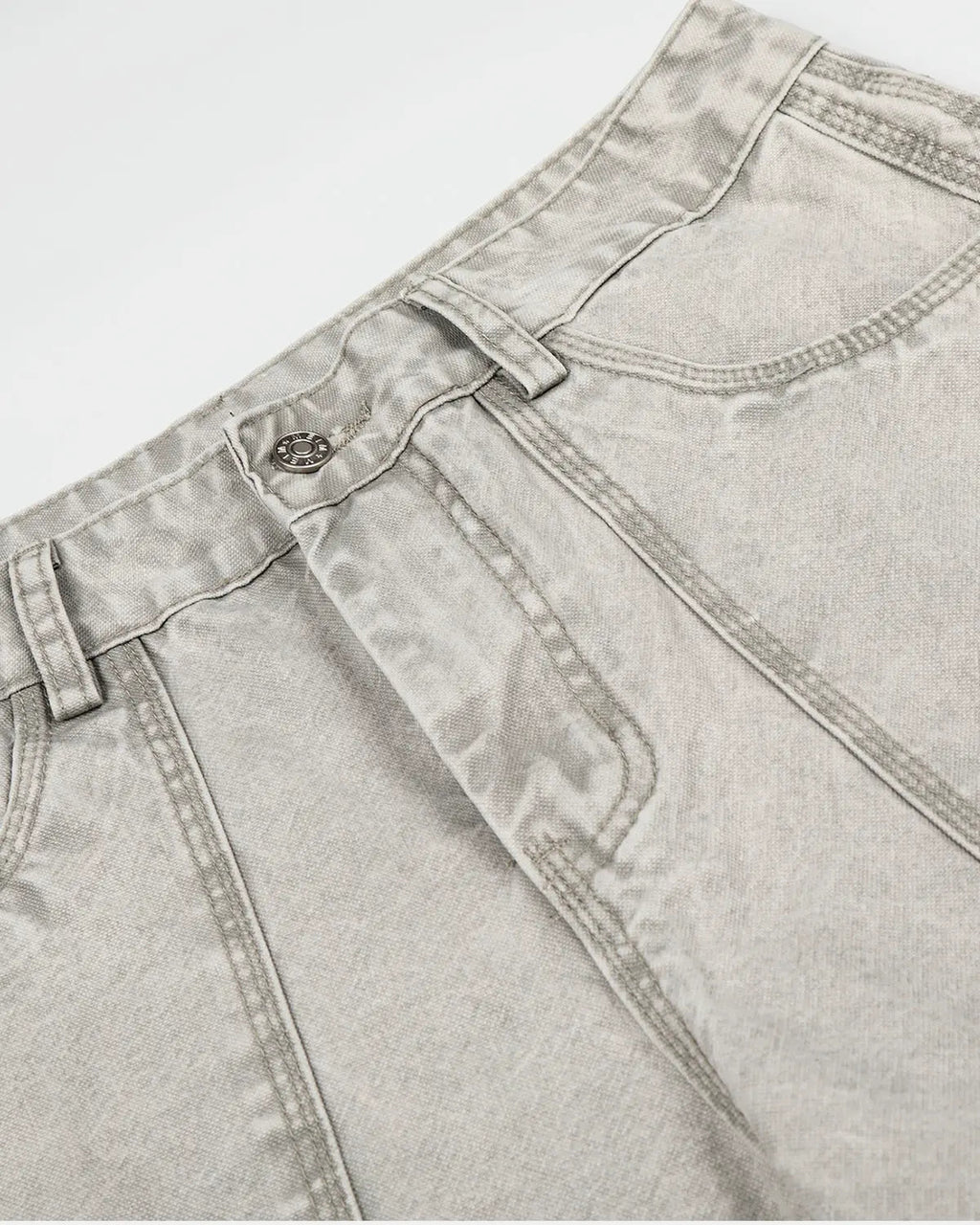 Deconstructed Distressed Barrel Jeans | Inflation Streetwear