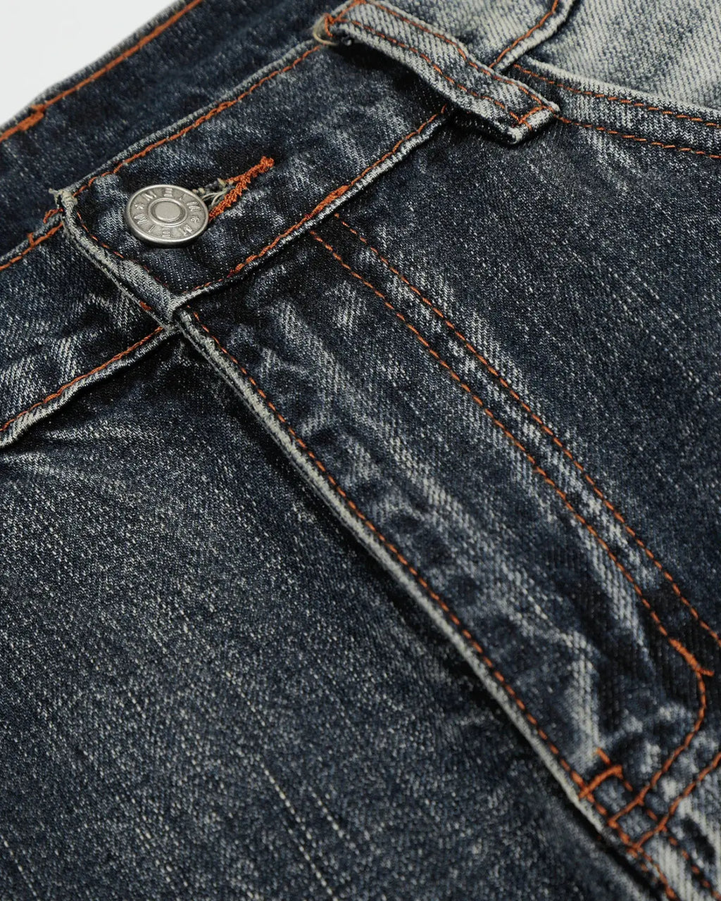 Faded Whisker Baggy Jeans | Inflation Streetwear