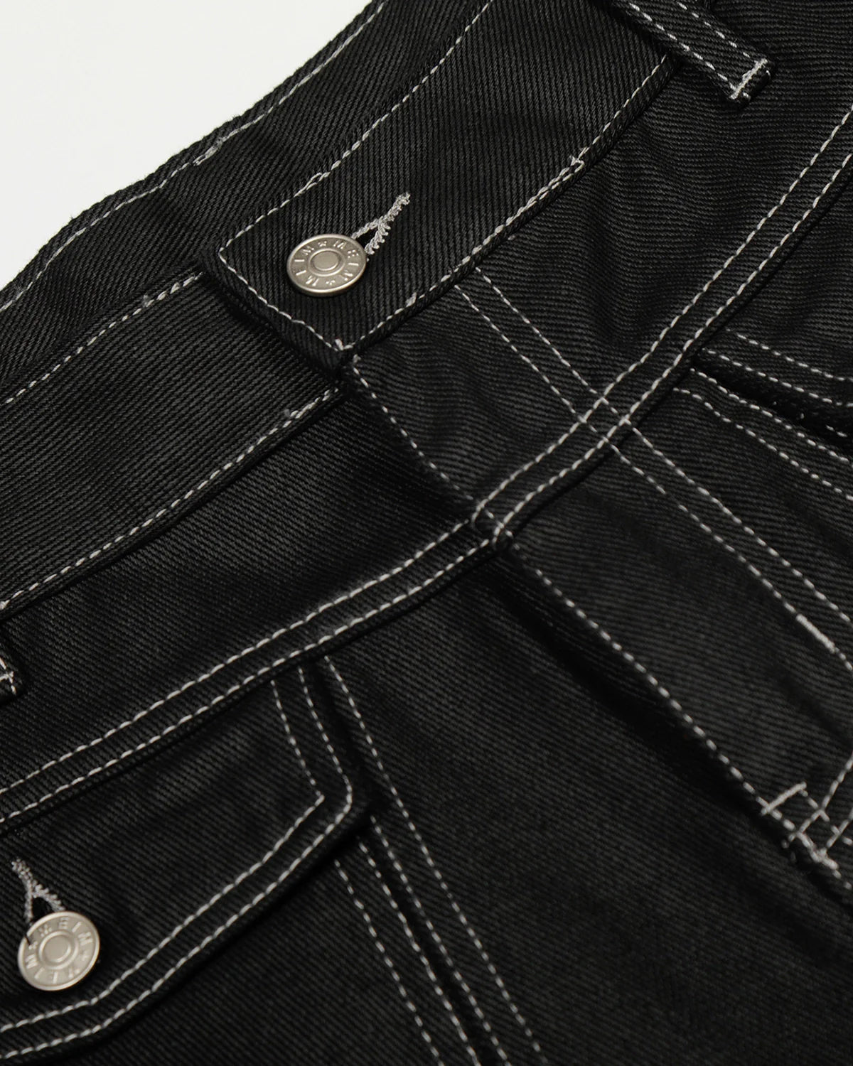 Contrast Stitch Baggy Barrel  Jeans | Inflation Streetwear