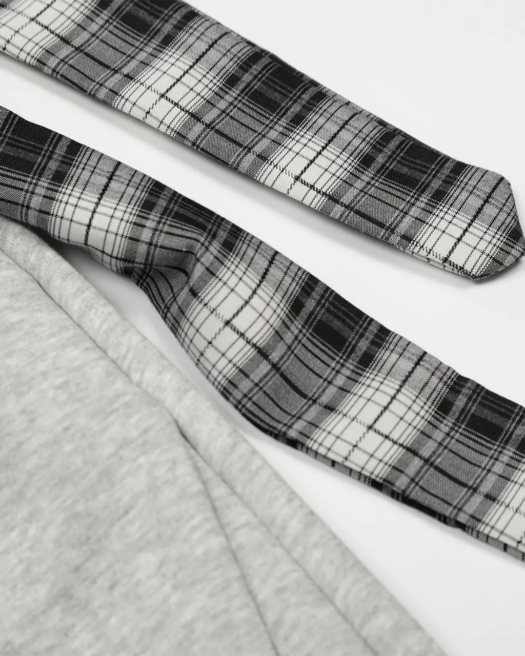 Plaid Layered Baggy Sweatpants | Inflation Streetwear