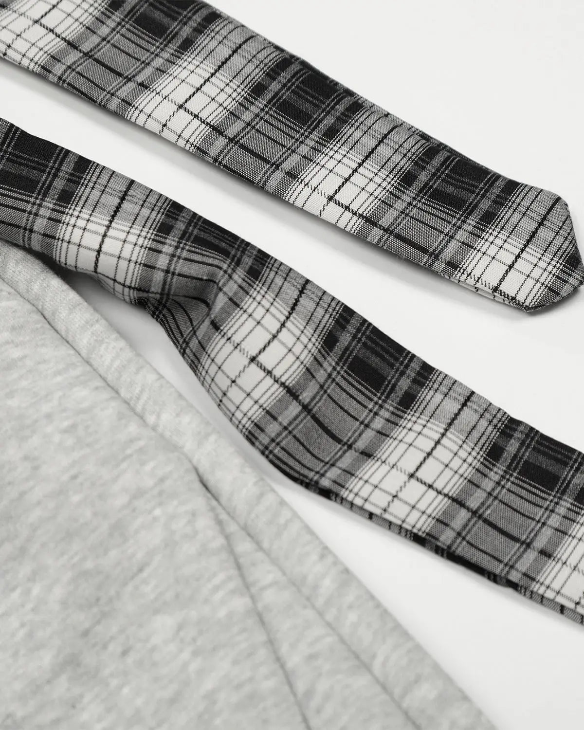 Plaid Layered Baggy Sweatpants | Inflation Streetwear