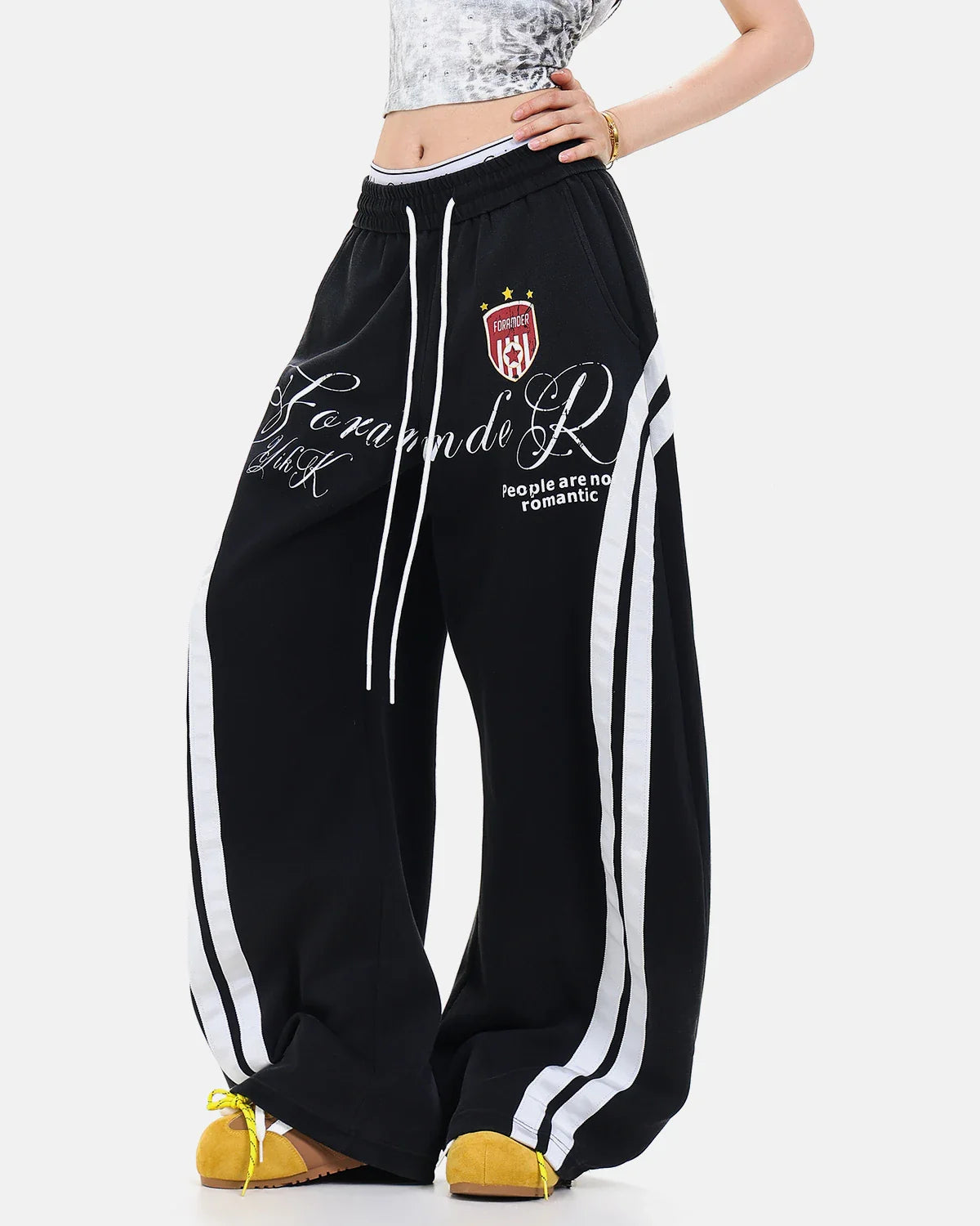 Washed Stripe Barrel Sweatpants | Inflation Streetwear