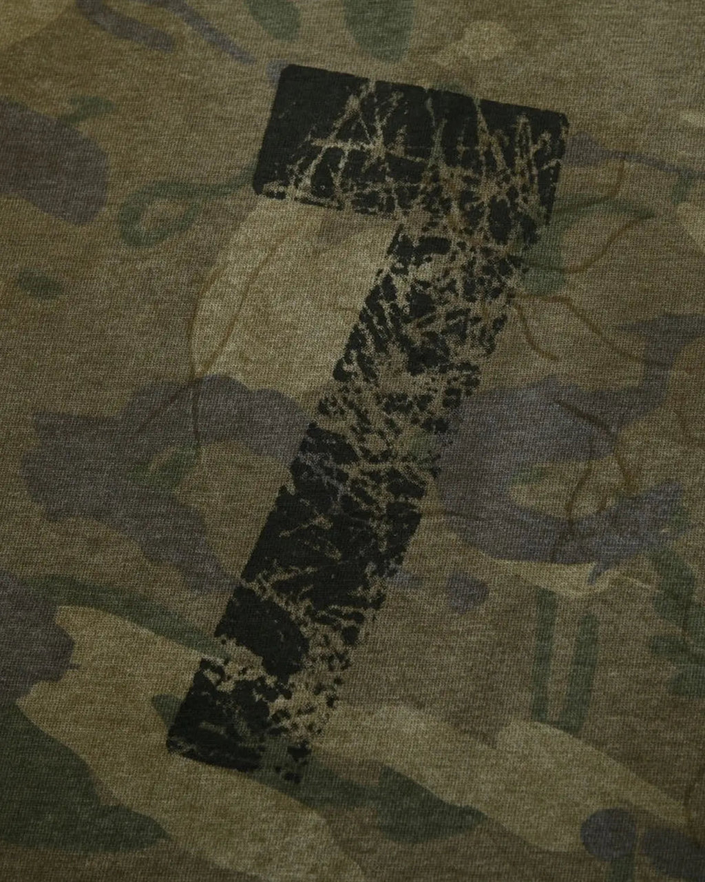 Lace Patchwork Camo Raglan Tees | Inflation Streetwear