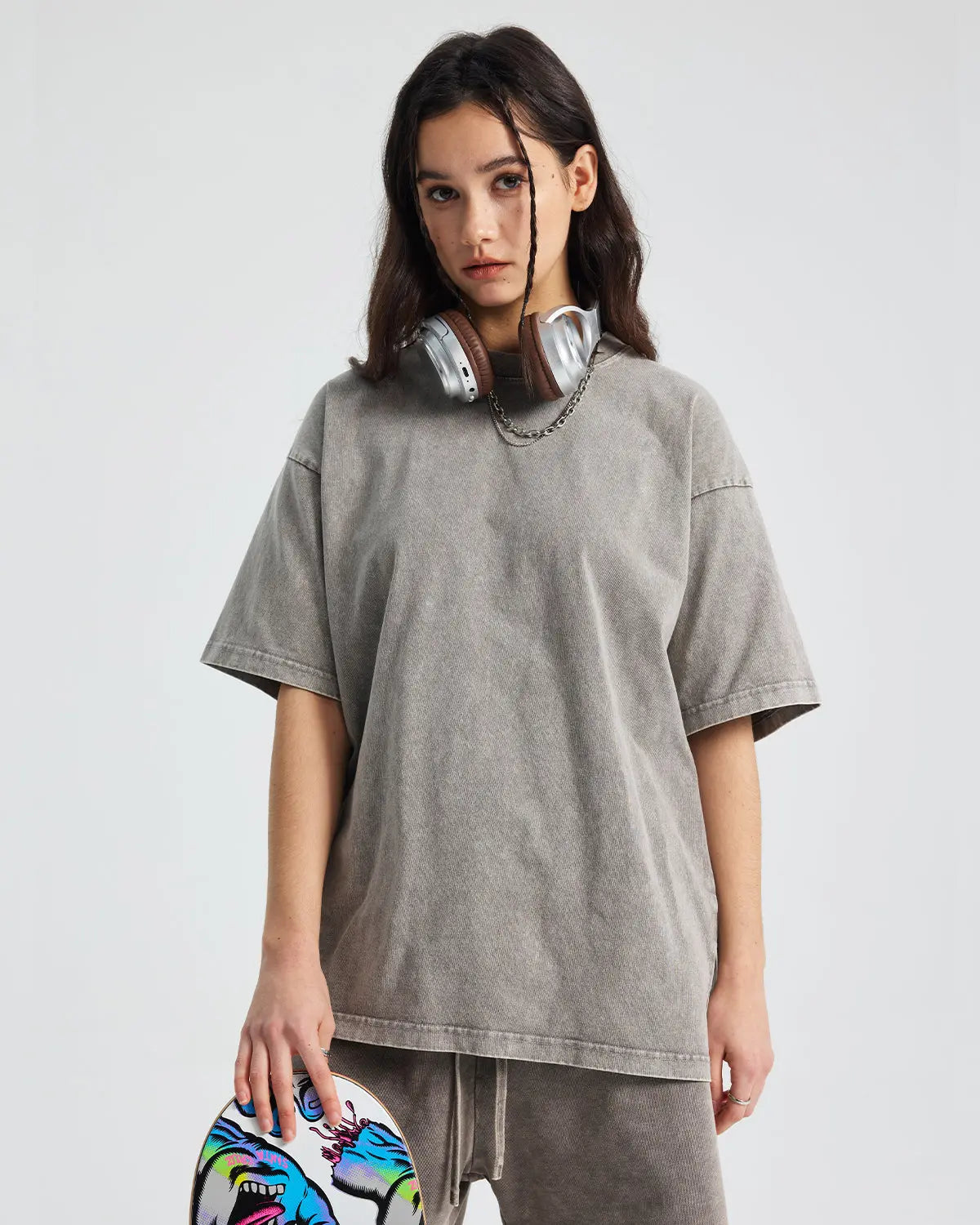 Snow Washed Oversized T-Shirt | Inflation Streetwear