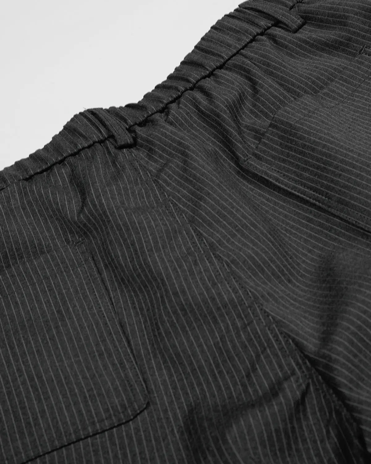 Pinstripe Stud Detail Tailored Shorts | Inflation Streetwear