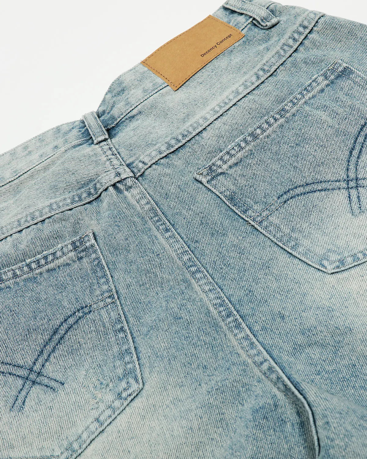 Distressed Longline Jorts | Inflation Streetwear