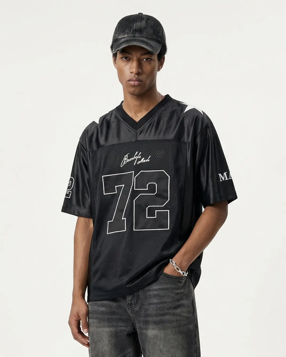 Vintage 72 Mesh Football Jersey | Inflation Streetwear