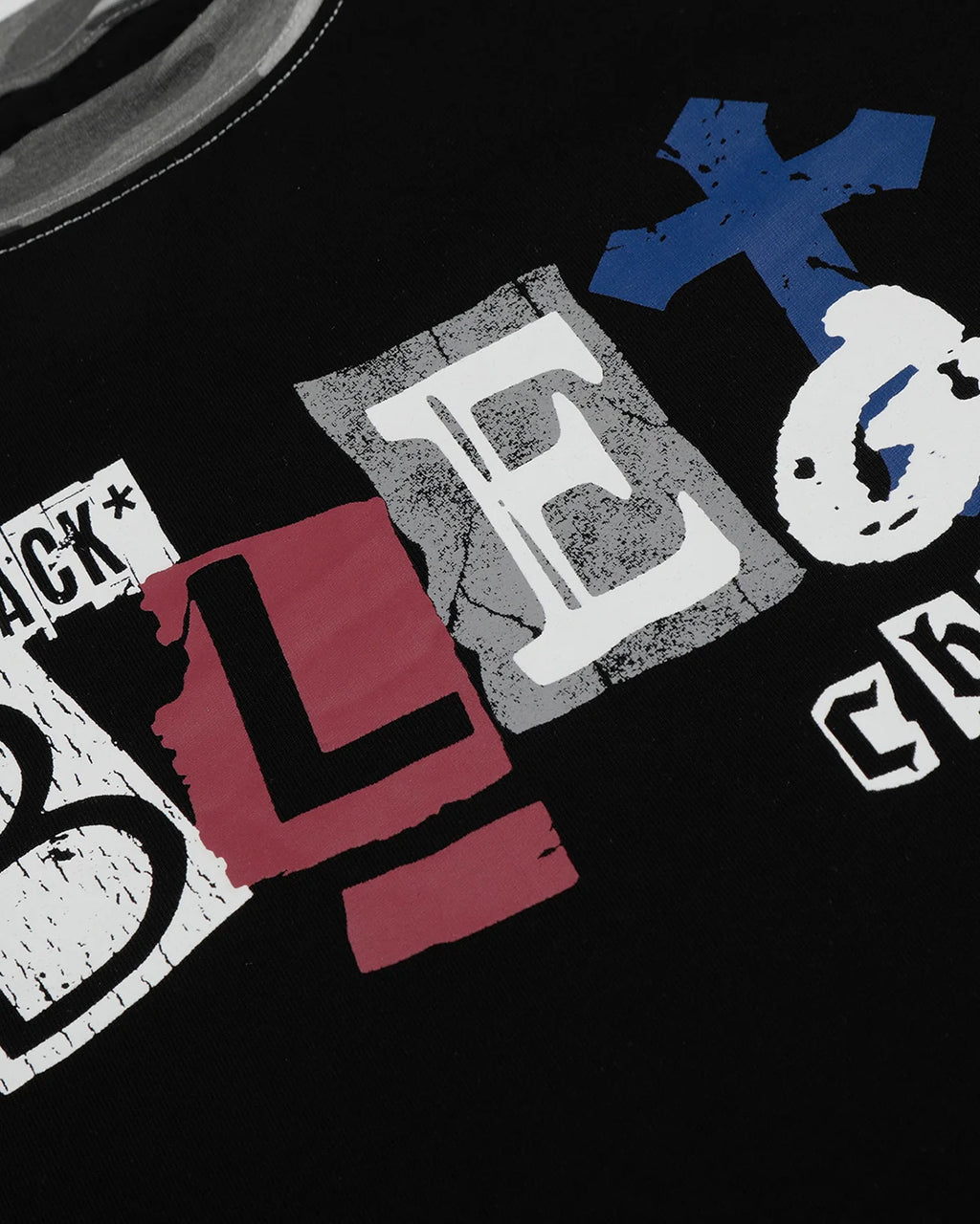 Camo Sleeve Graphic Boxy T-Shirt | Inflation Streetwear
