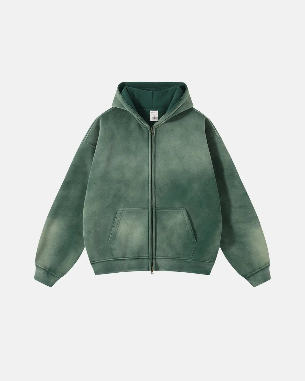 Acid Washed Zip Up Hoodies | Inflation Streetwear