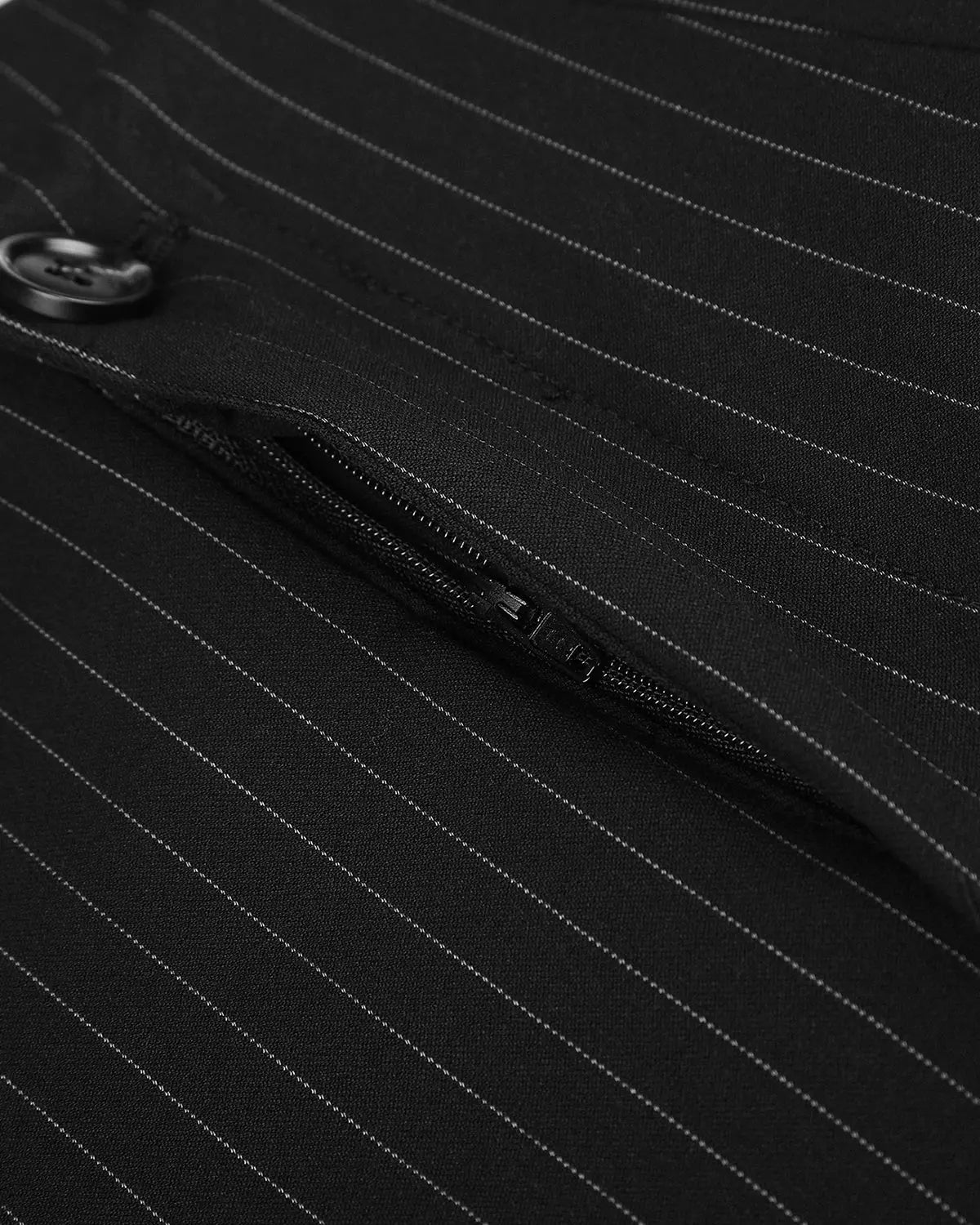 Pinstripe Pleated Barrel Tailored Pants | Inflation Streetwear
