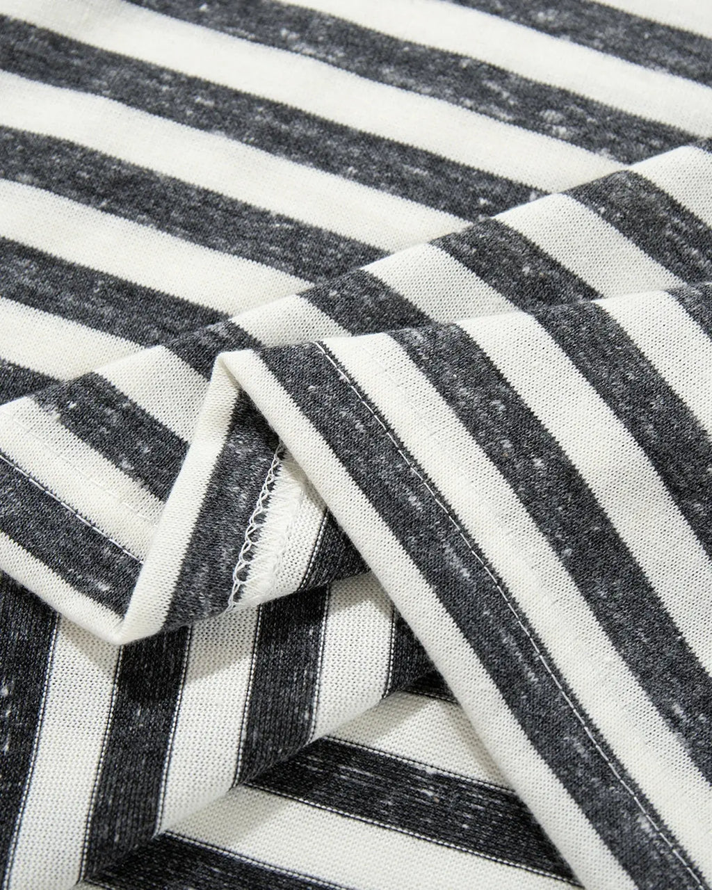 Striped Henley Relaxed T-shirt | Inflation Streetwear