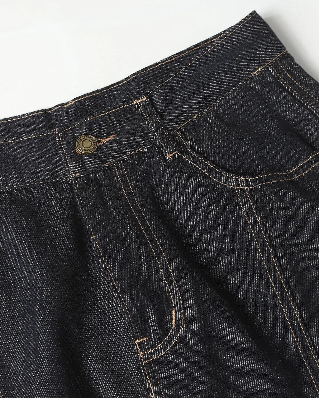 Deconstructed Scimitar Denim Longline Jorts | Inflation Streetwear