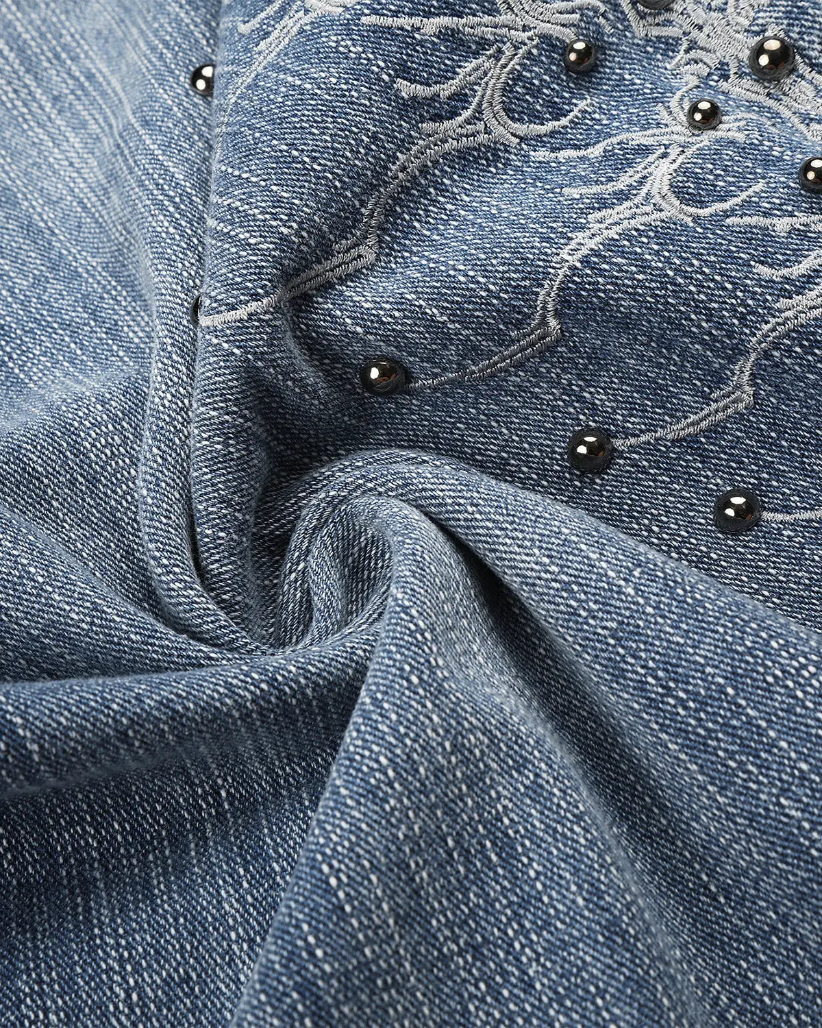 Studded Bamboo Weave Jorts | Inflation Streetwear