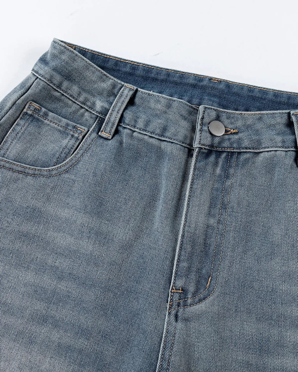 Curved Seam Deconstructed Barrel Jeans | Inflation Streetwear