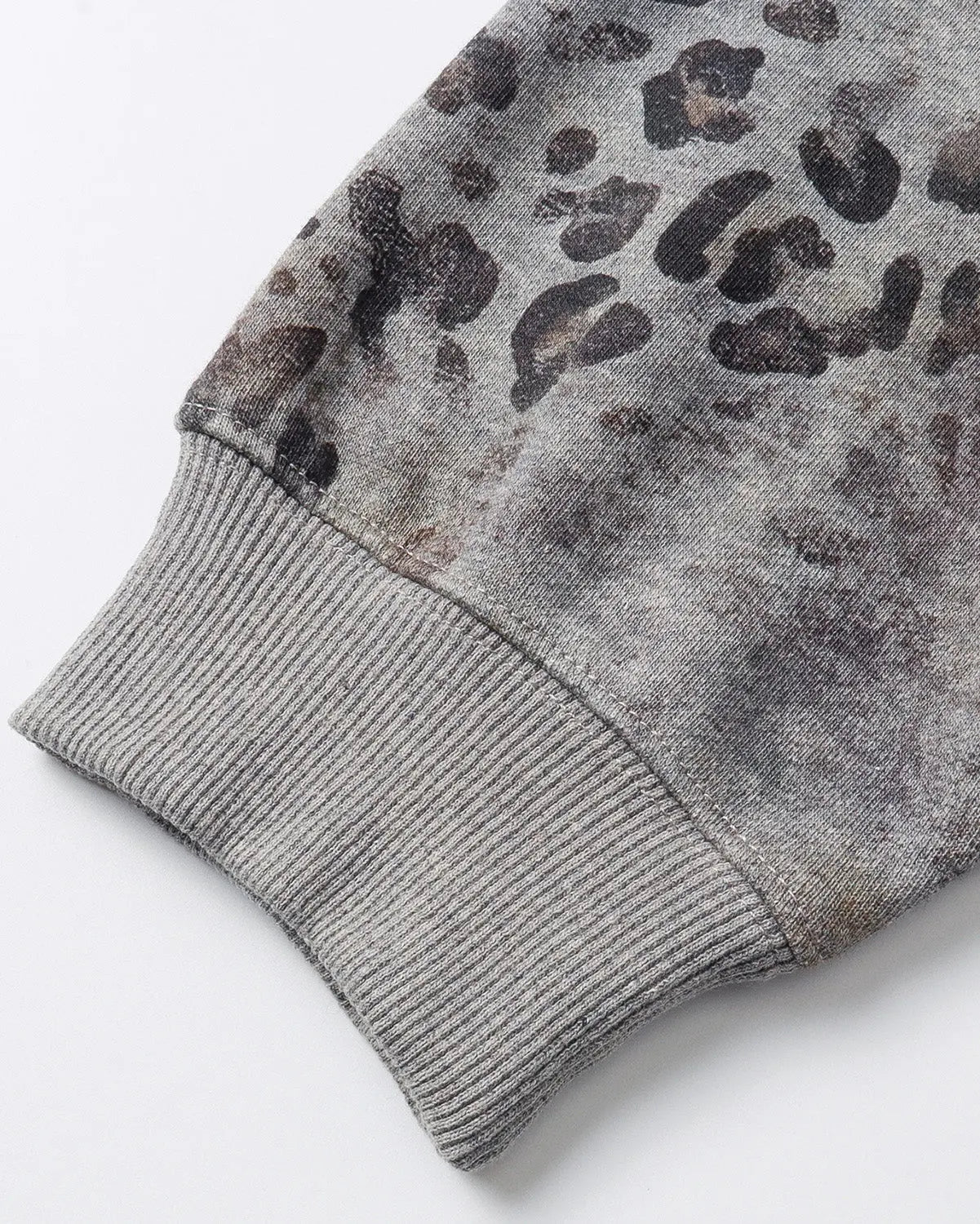 Leopard Print Boxy Zip Up Hoodie | Inflation Streetwear