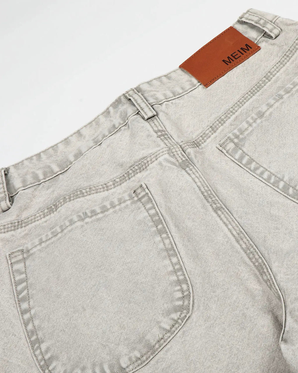 Deconstructed Distressed Barrel Jeans | Inflation Streetwear