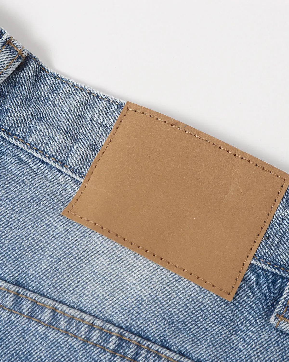 Ripped Mid-Length Washed Denim Shorts | Inflation Streetwear