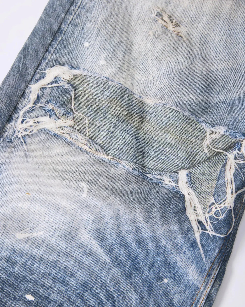 Layered Digital Print Baggy Jeans | Inflation Streetwear