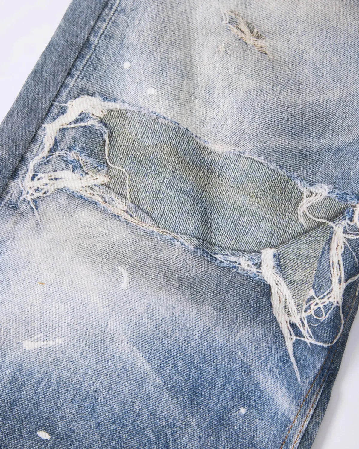 Layered Digital Print Baggy Jeans | Inflation Streetwear