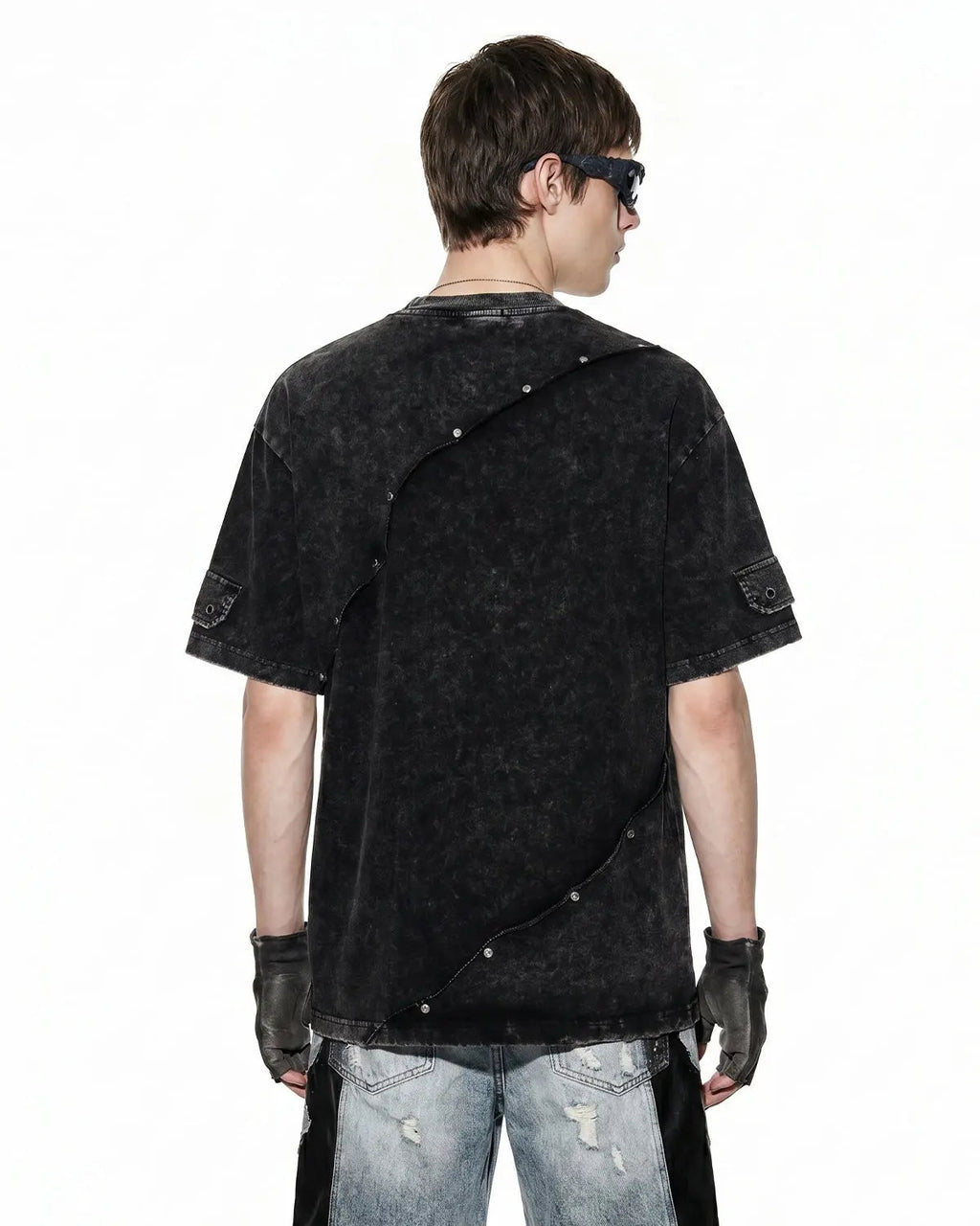 Deconstructed Washed Oversized T-Shirt | Inflation Streetwear