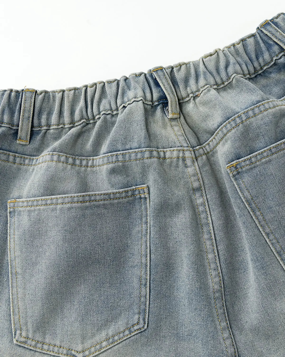 Structured Washed Denim Shorts | Inflation Streetwear