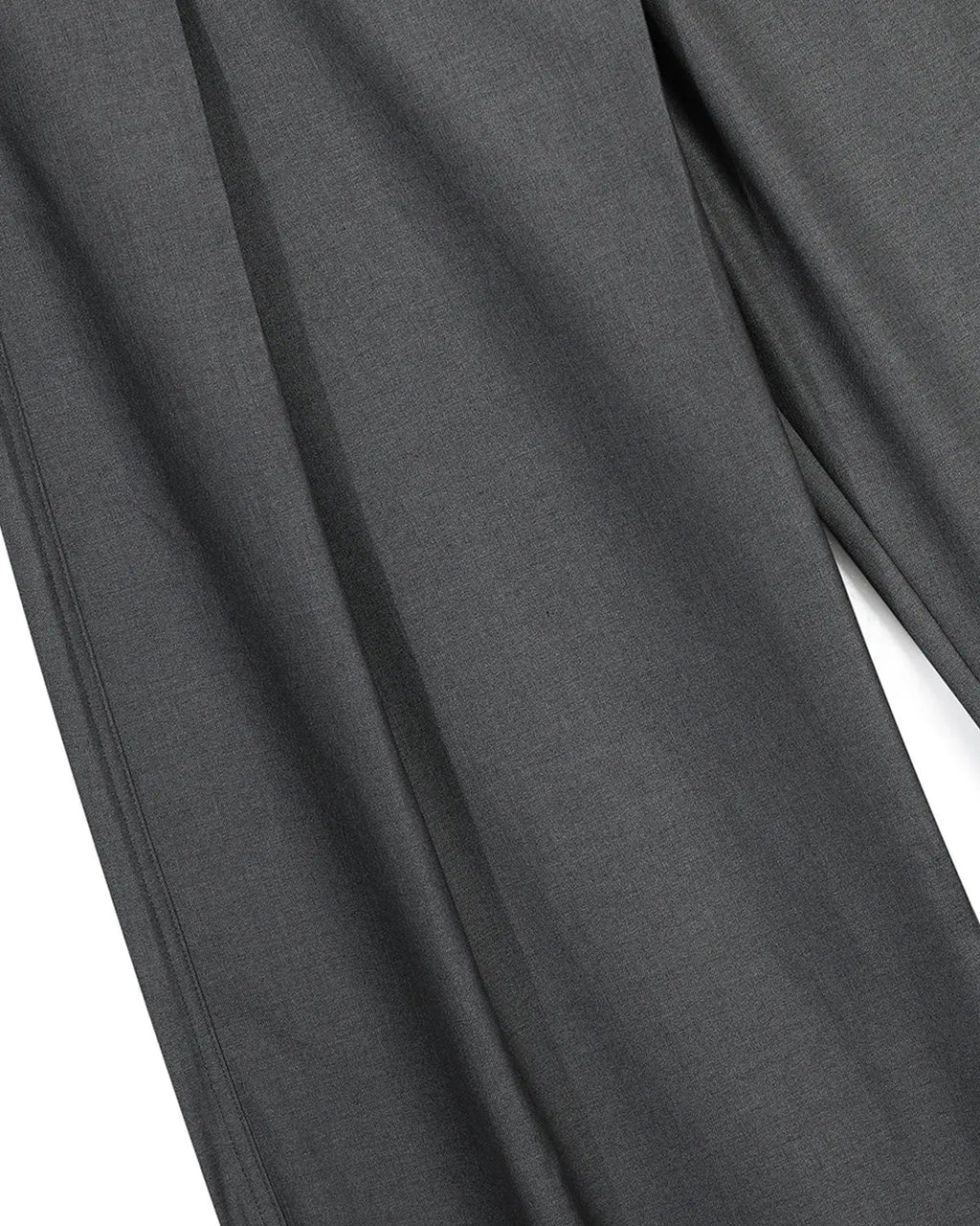 Asymmetric Pleated Barrel-Leg Suit Pants | Inflation Streetwear
