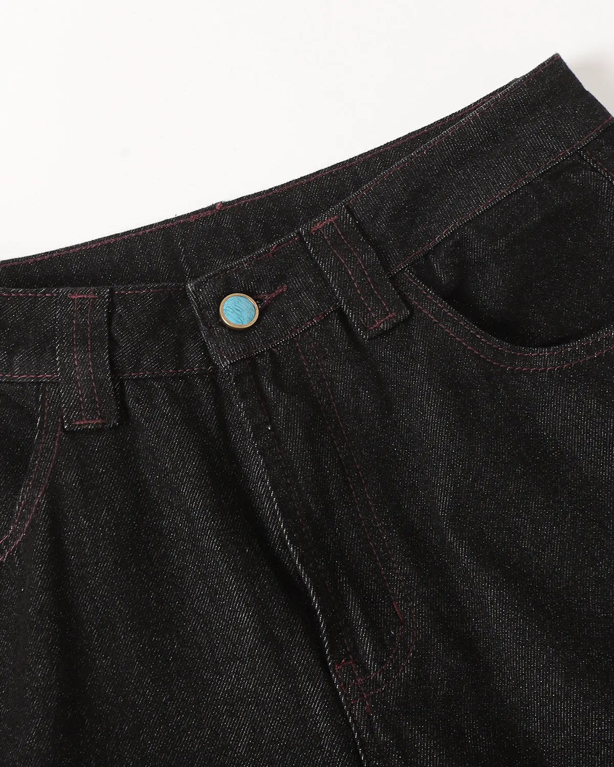 Stitching Deconstructed Raw Bootcut Jeans | Inflation Streetwear