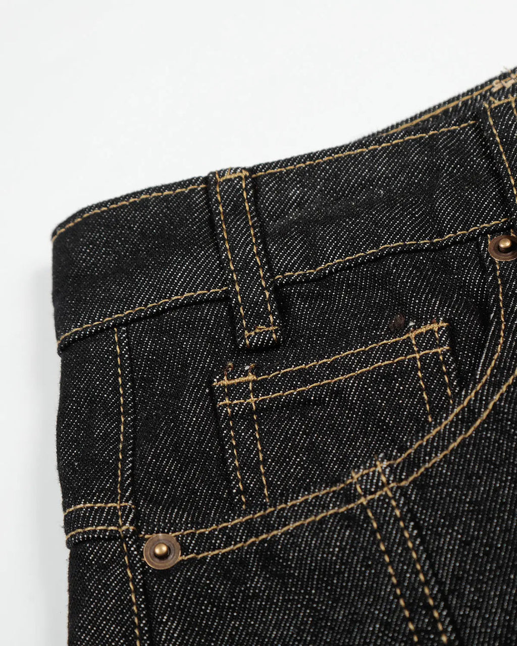 Deconstructed Raw Denim Jorts | Inflation Streetwear