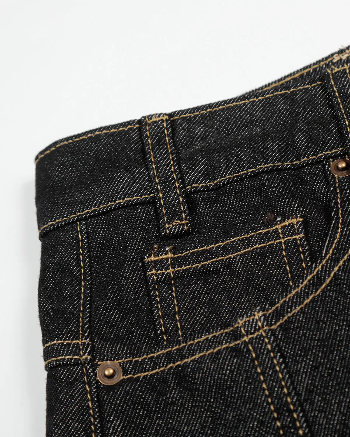 Deconstructed Raw Denim Jorts | Inflation Streetwear