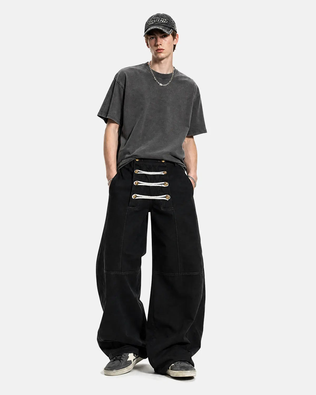 Braided Rope Barrel Pants | Inflation Streetwear