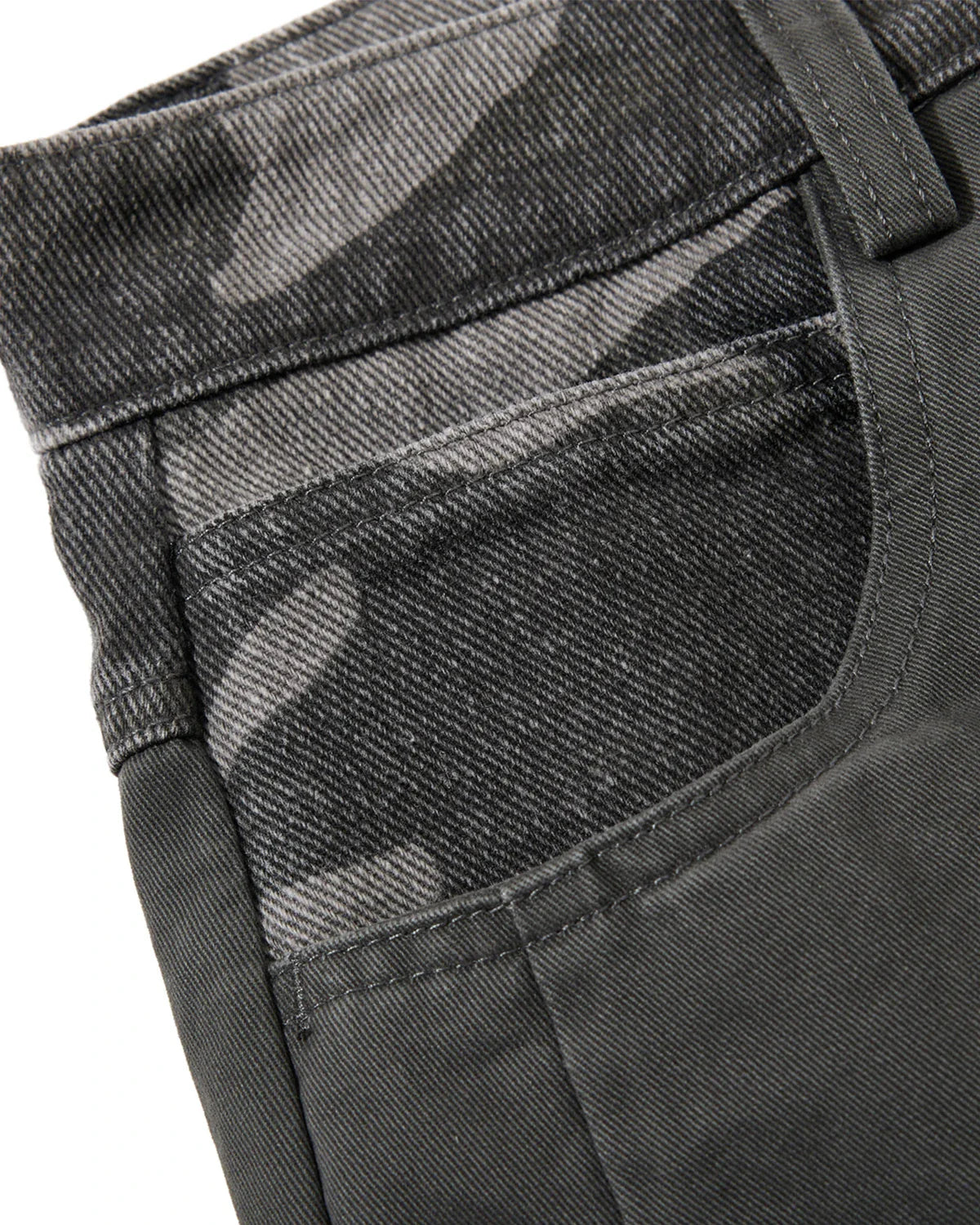 Camo Patchwork Barrel Pants | Inflation Streetwear