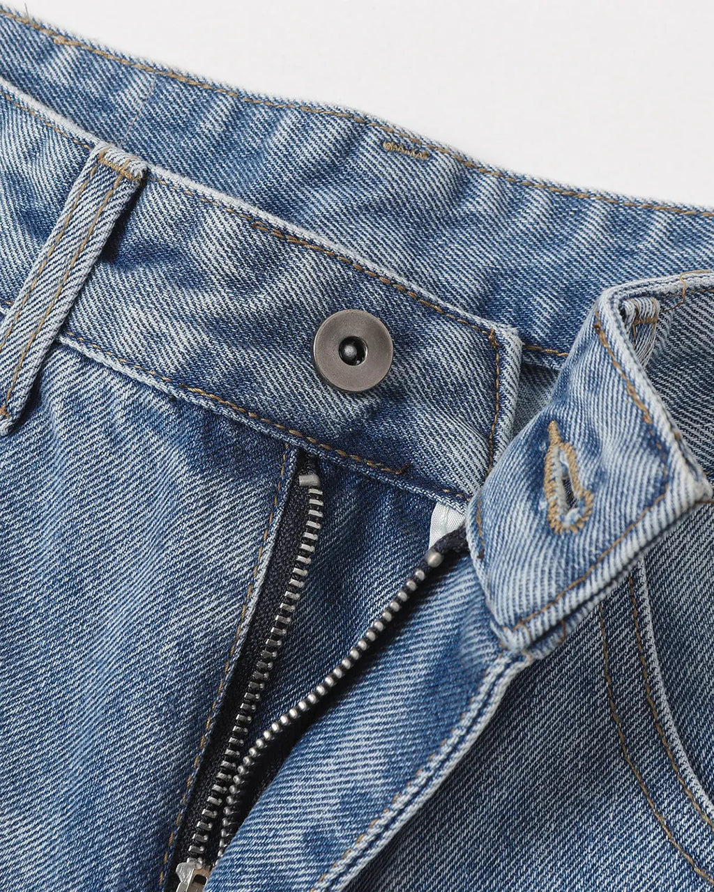Ripped Mid-Length Washed Denim Shorts | Inflation Streetwear