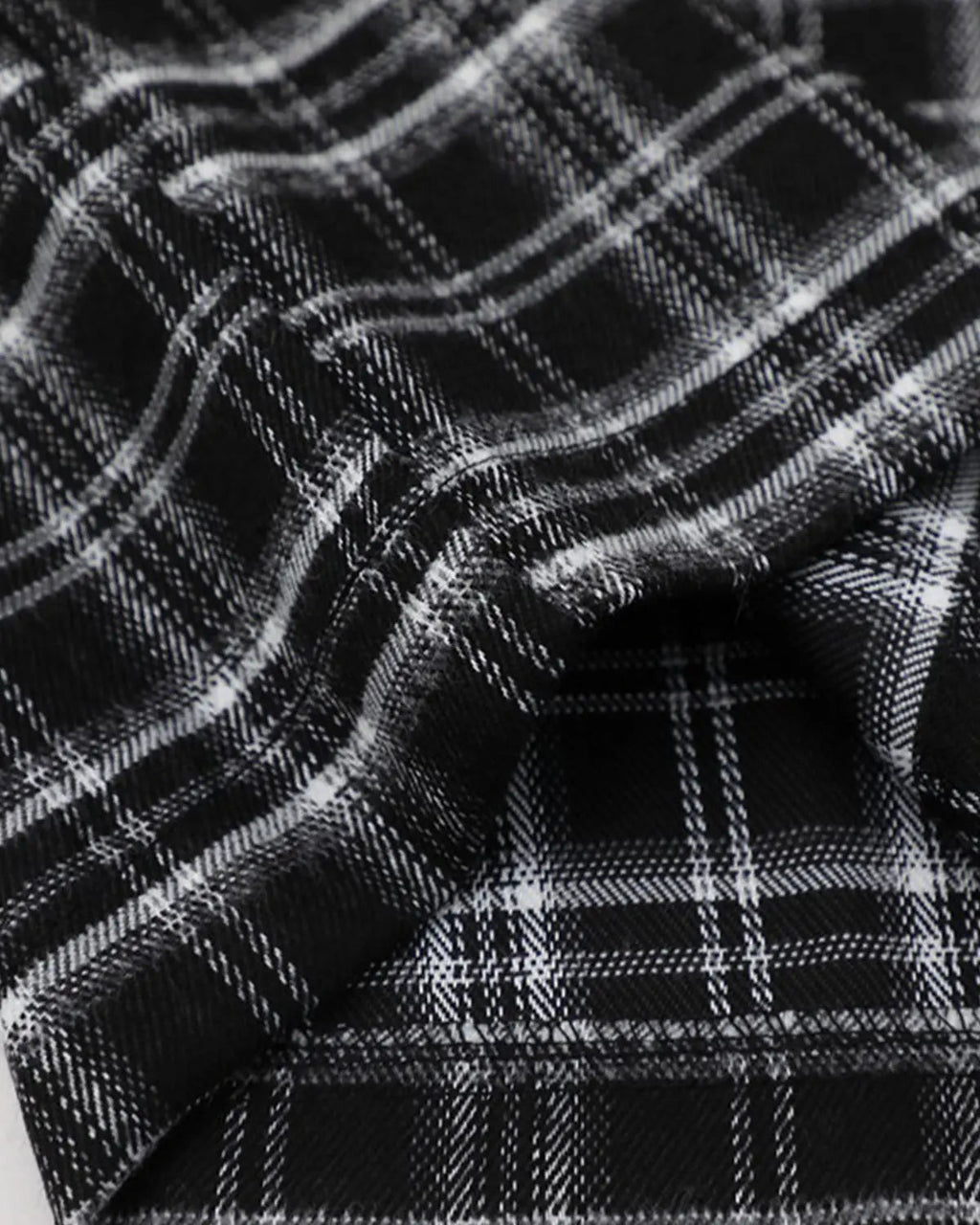 Lettering Embroidery Plaid Shirts | Inflation Streetwear