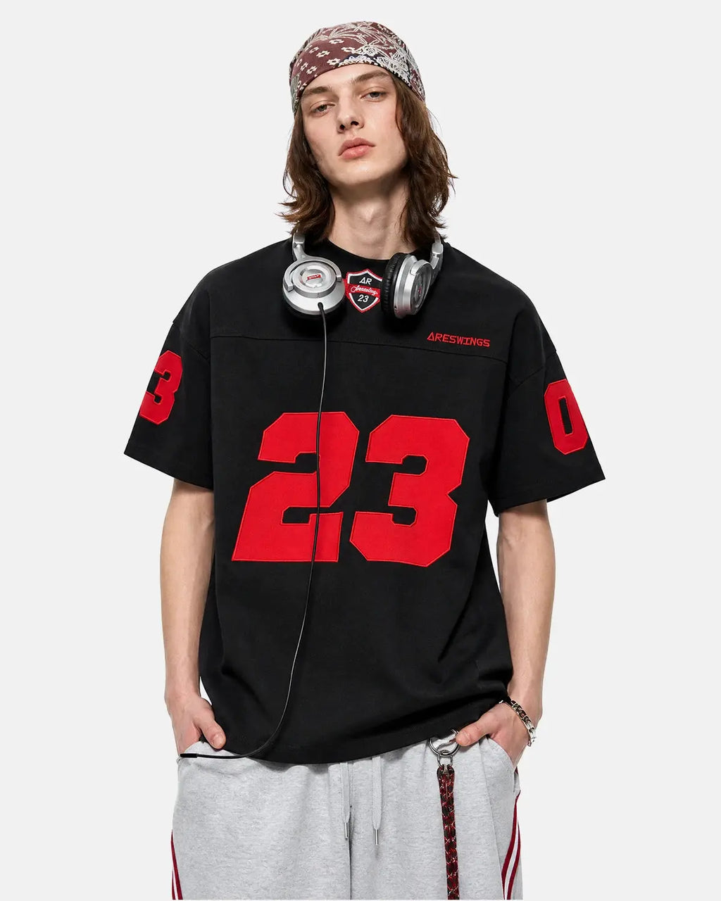 Varsity Number Applique T-Shirt | Inflation Streetwear