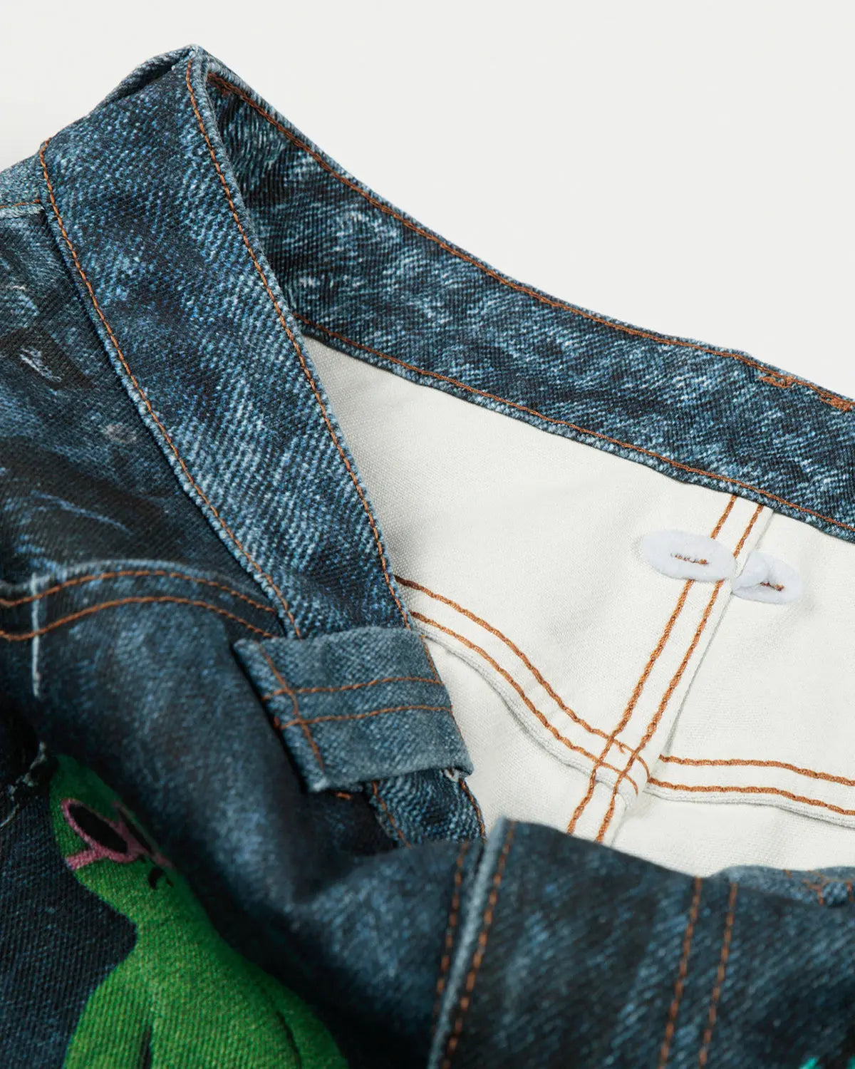 3D Print Chain Barrel Jeans | Inflation Streetwear