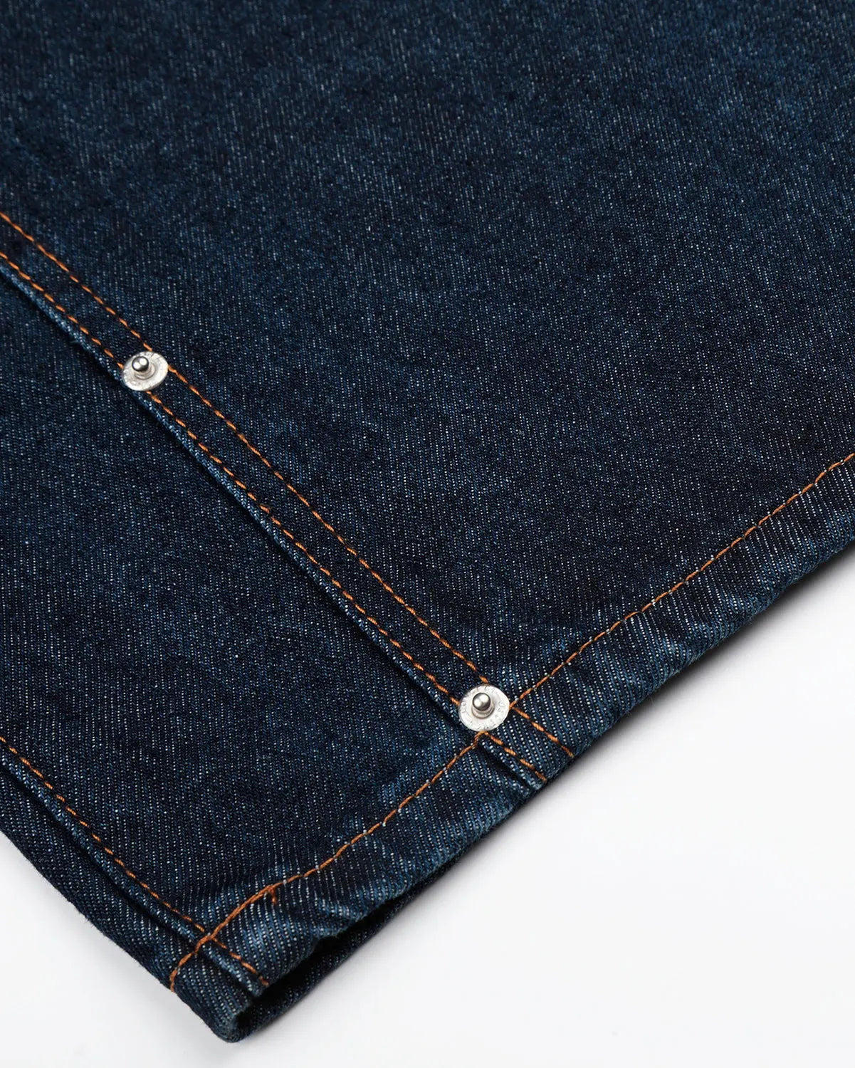 Double Waist Studded Denim Long Jorts | Inflation Streetwear