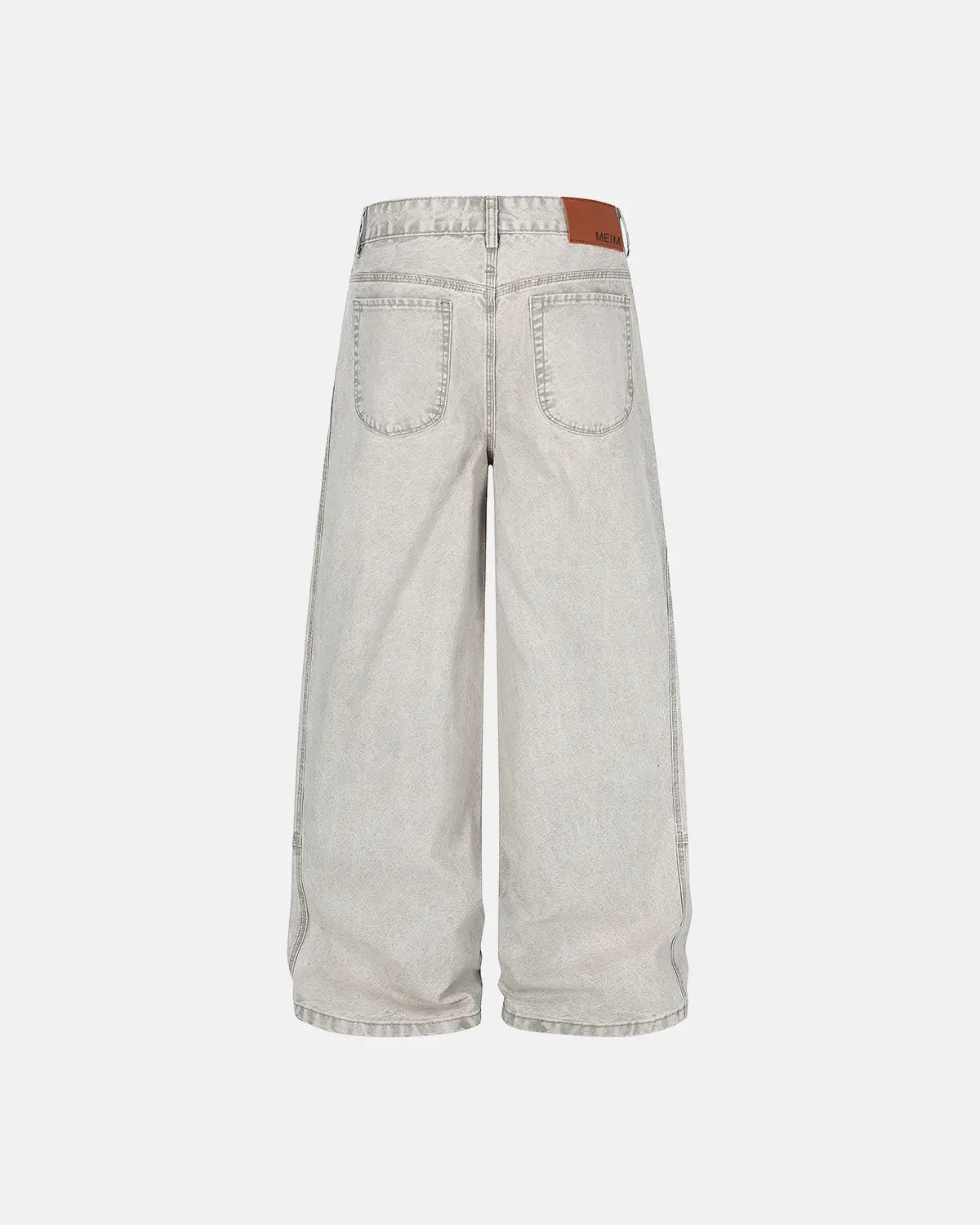 Deconstructed Distressed Barrel Jeans | Inflation Streetwear