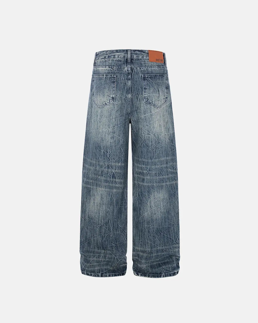 Textured Wash Baggy Jeans | Inflation Streetwear