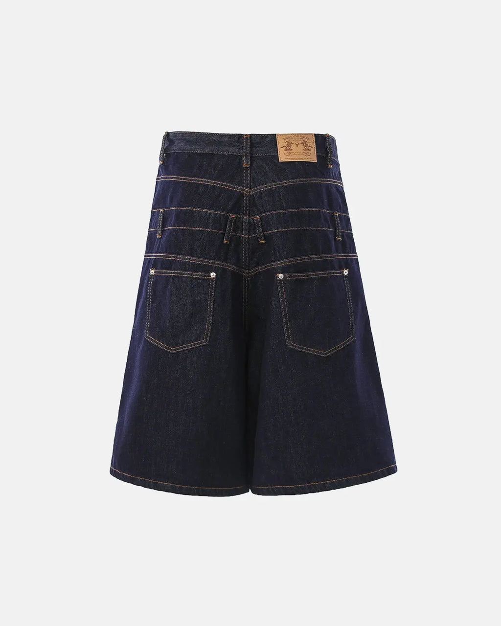 Double Waist Rivet Baggy Jorts | Inflation Streetwear