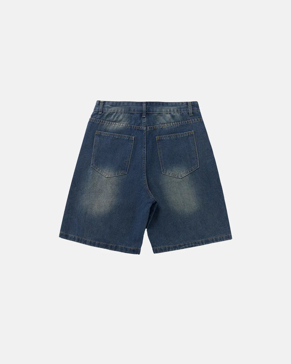 Deconstructed Washed Denim Jorts | Inflation Streetwear