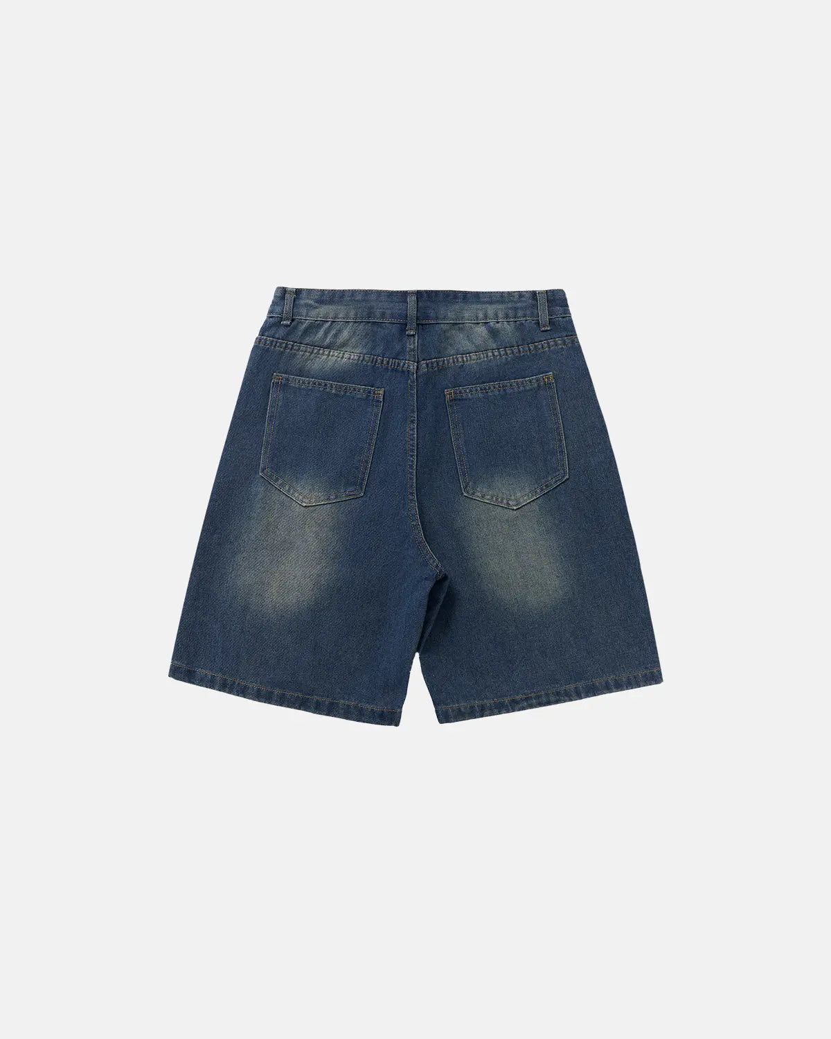Deconstructed Washed Denim Jorts | Inflation Streetwear