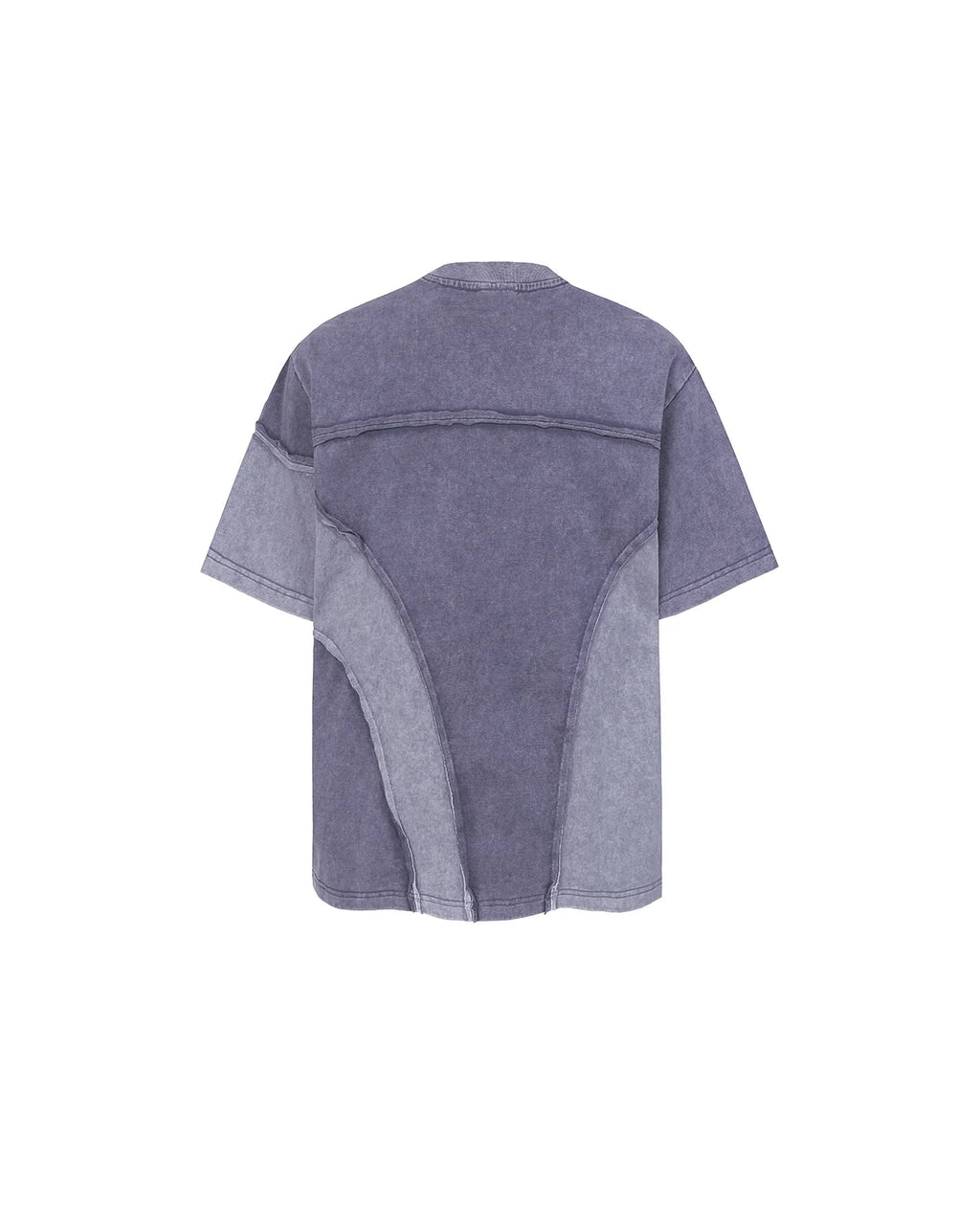Patchwork Washed Boxy Cropped T-Shirt | Inflation Streetwear