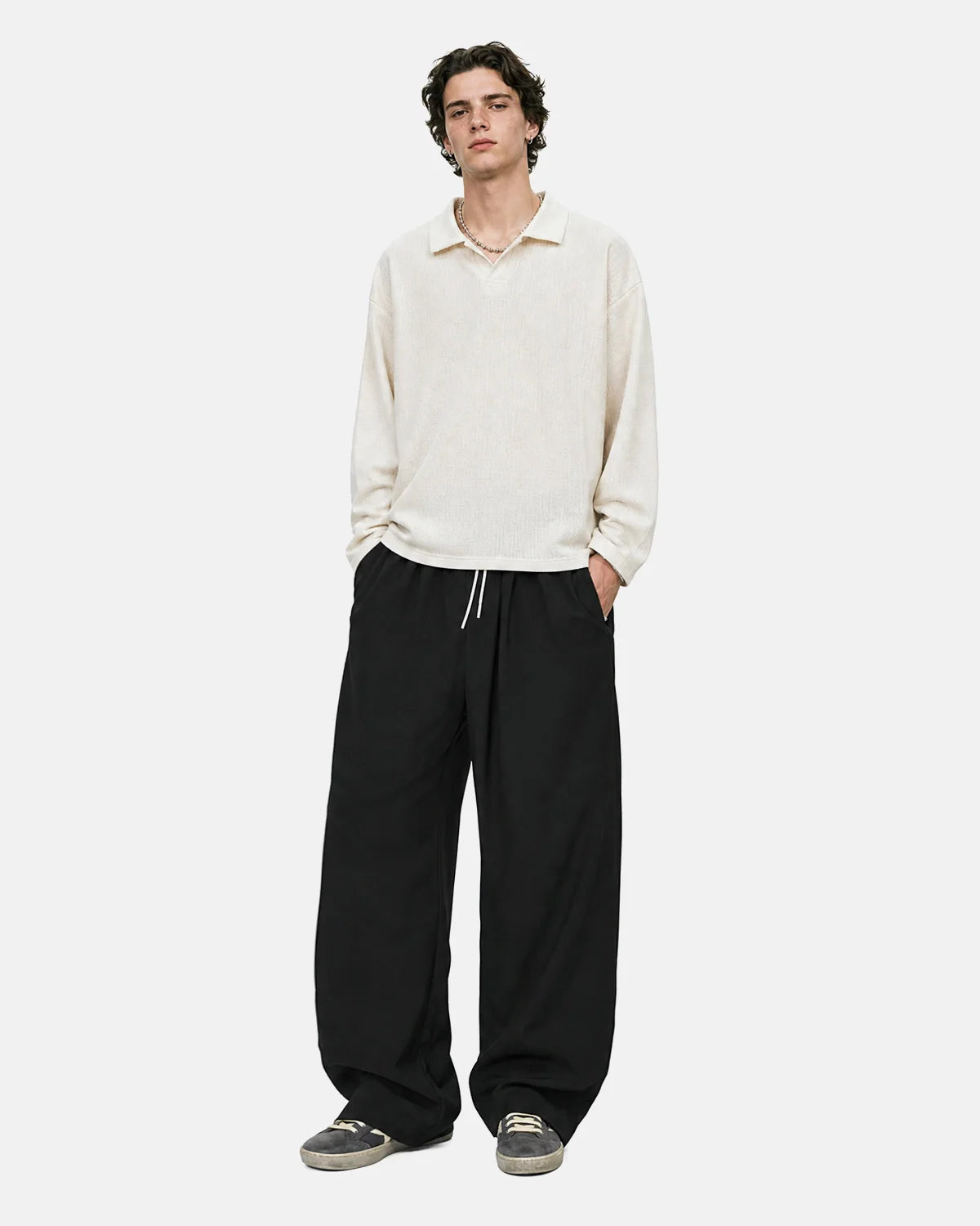 AirFlow Cooling Wide-Leg Pants | Infaltion TECHLATION™