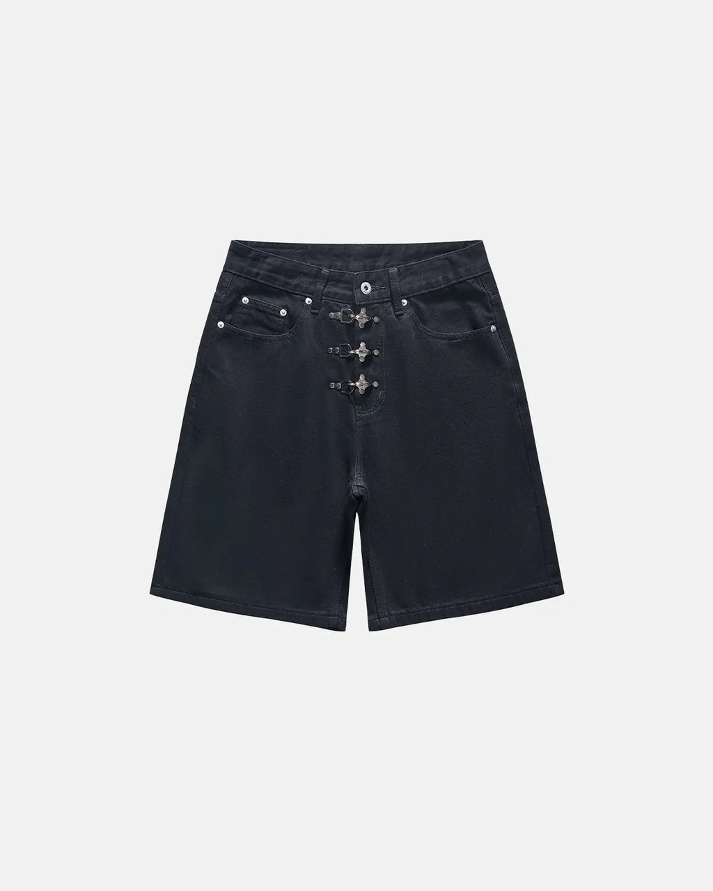 Metal Clasp Baggy Jorts | Inflation Streetwear