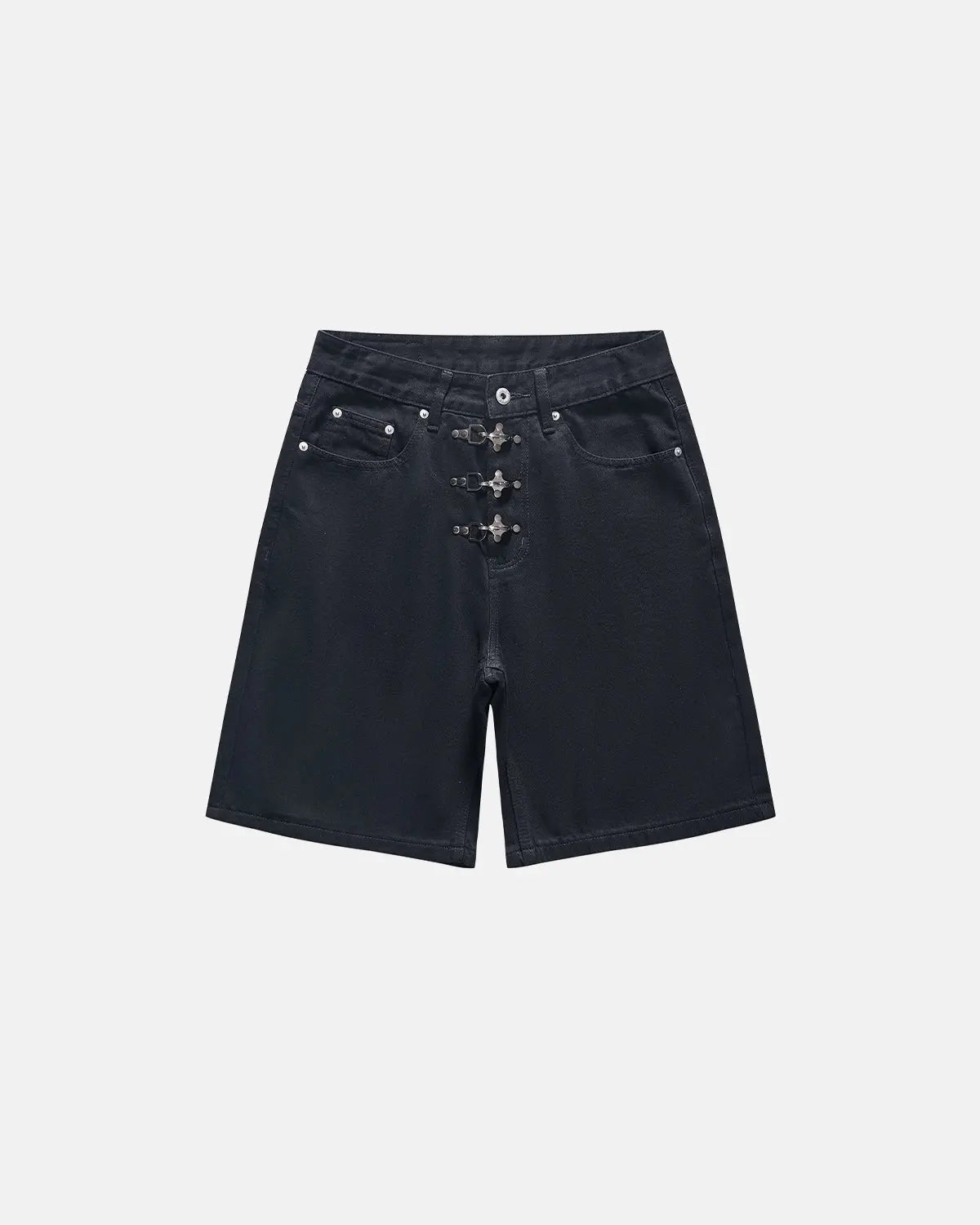 Metal Clasp Baggy Jorts | Inflation Streetwear