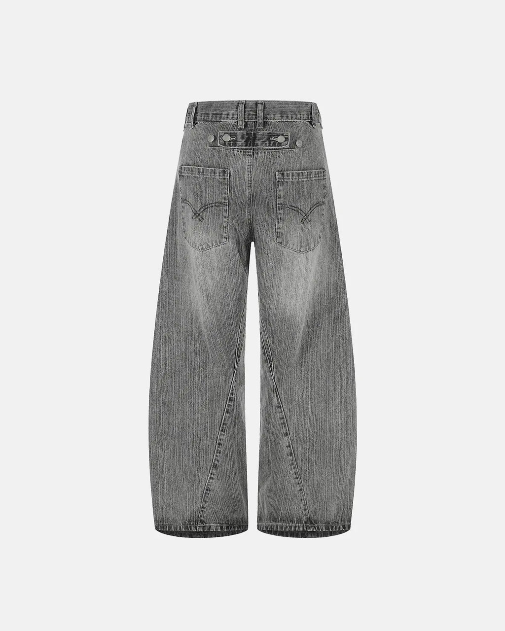 Bamboo Weave Barrel Jeans | Inflation Streetwear