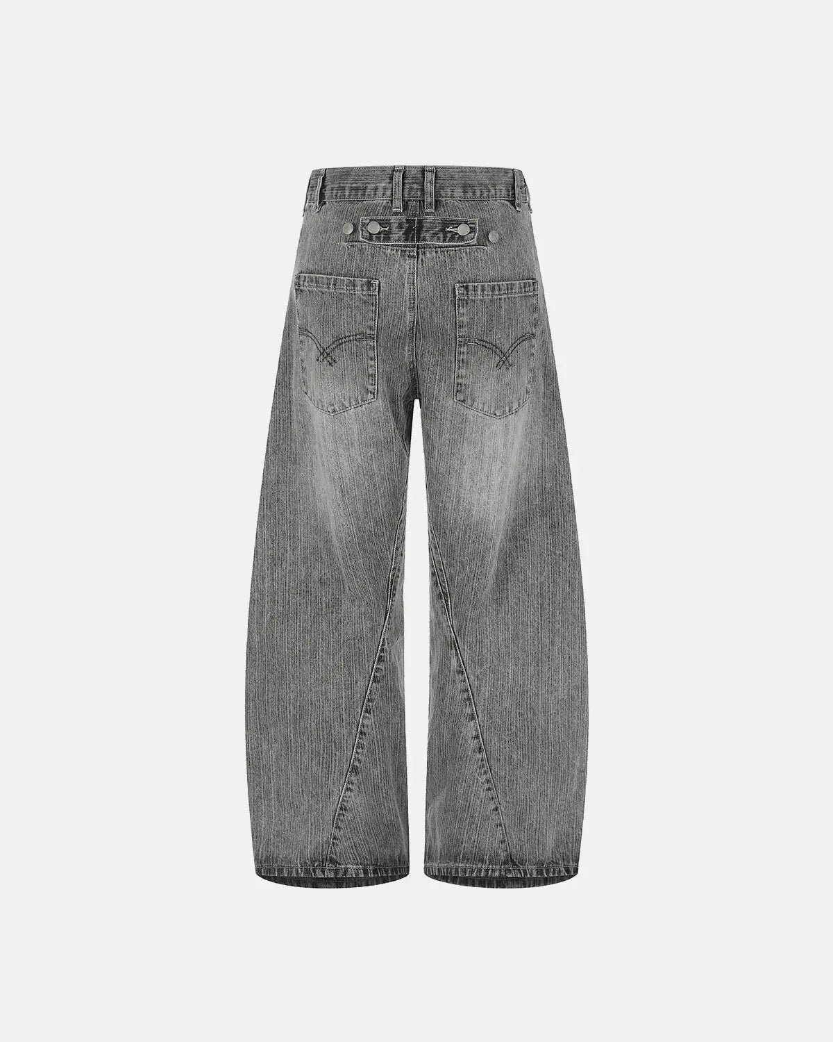 Bamboo Weave Barrel Jeans | Inflation Streetwear