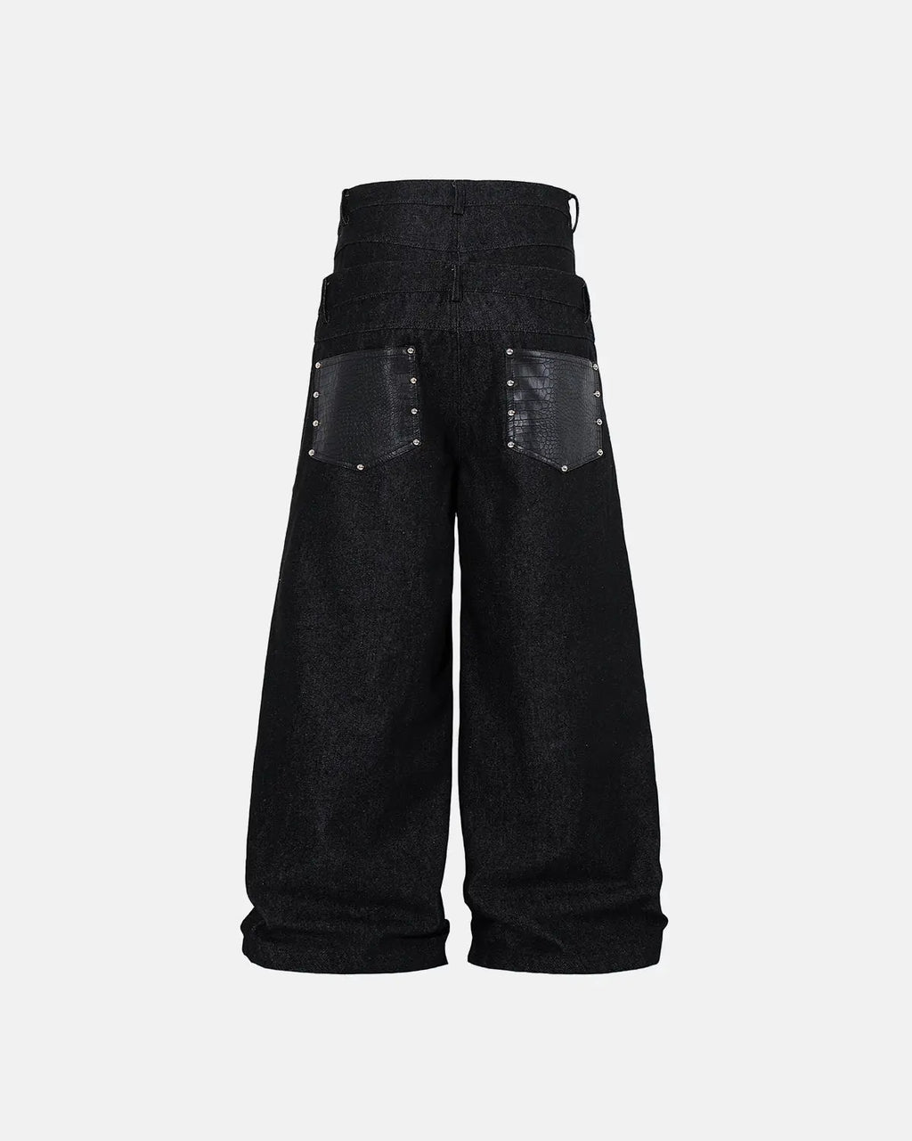 Double Wasit Raw Super Baggy Jeans | Inflation Streetwear
