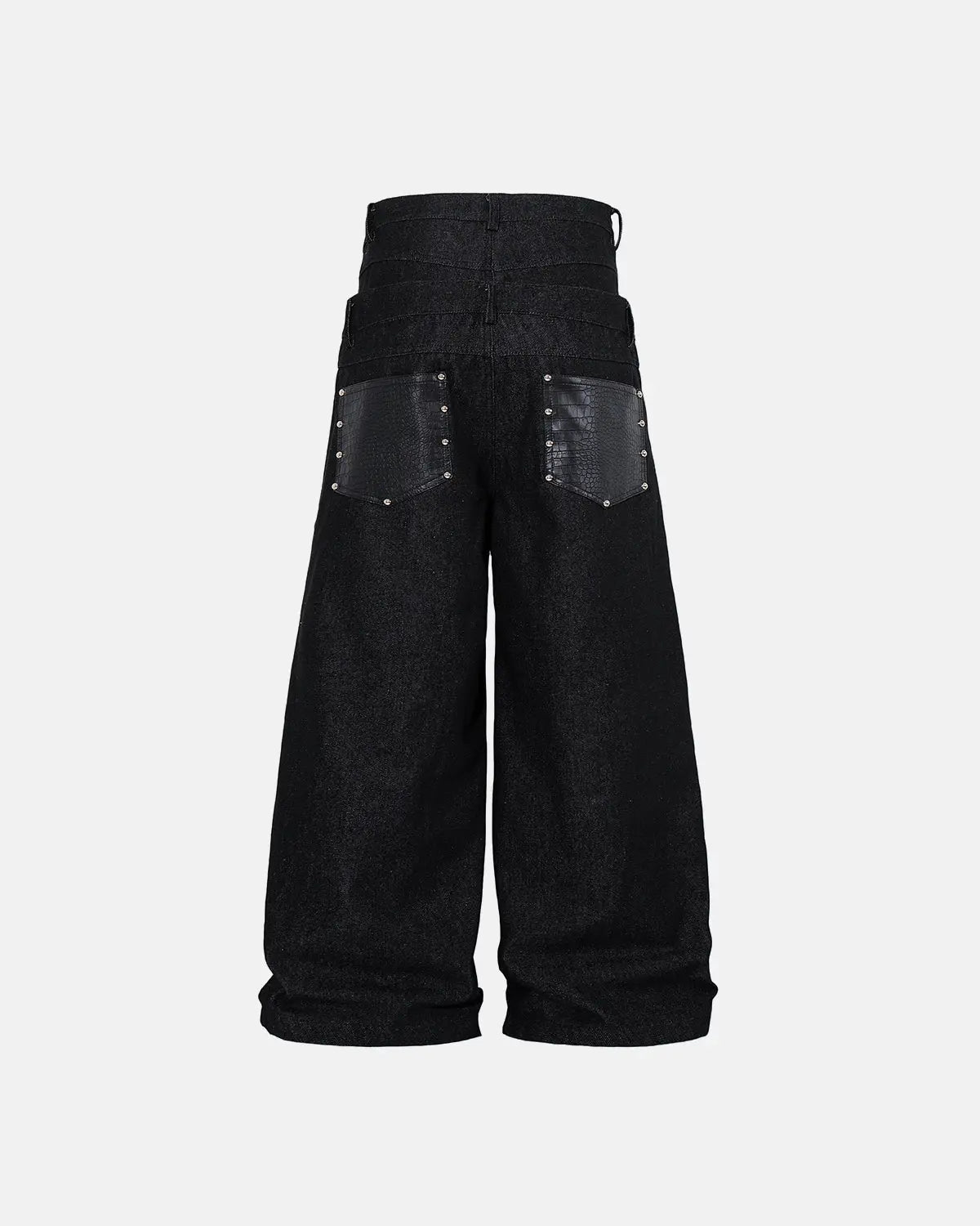 Double Wasit Raw Super Baggy Jeans | Inflation Streetwear